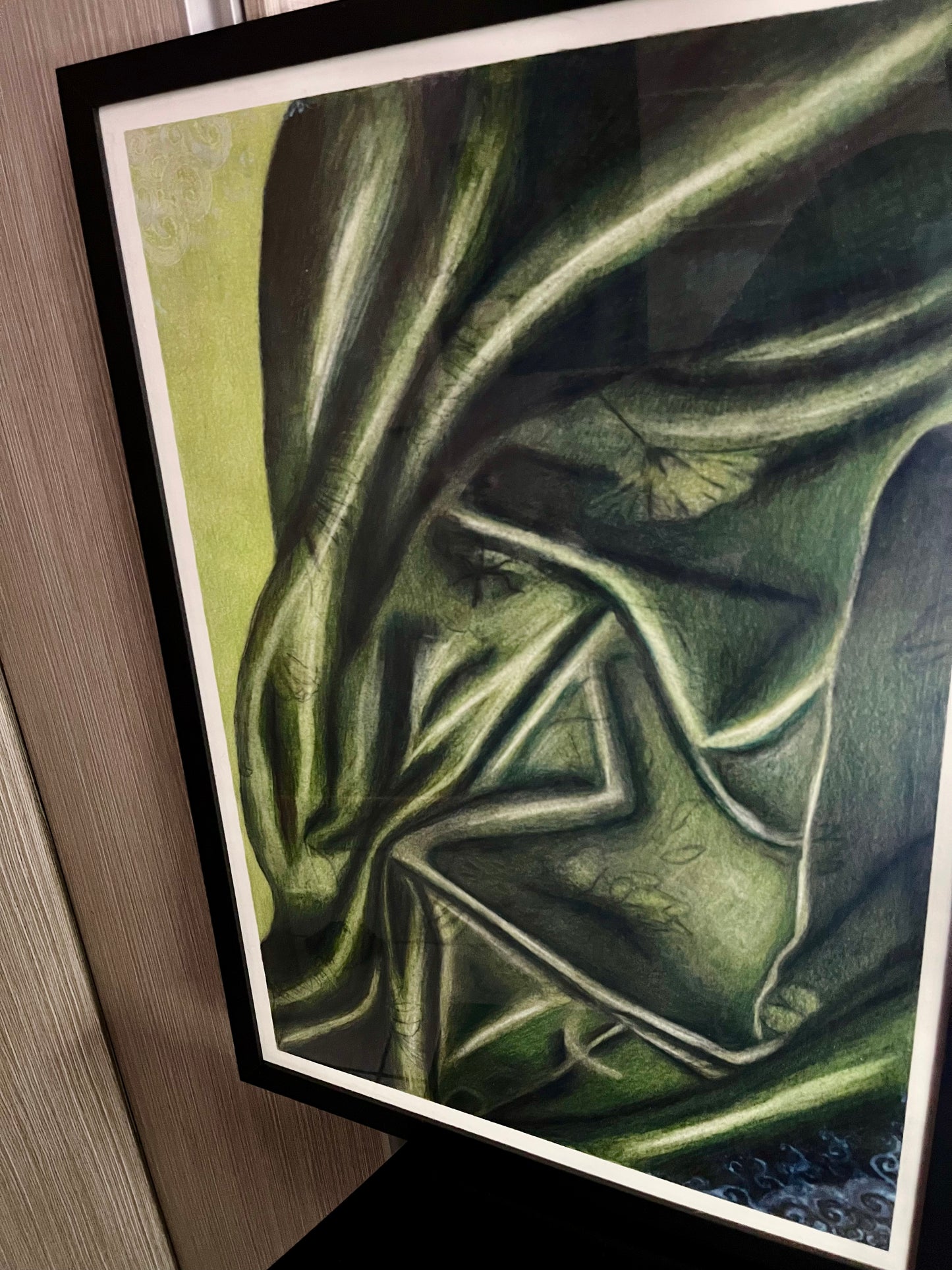 Original art "Green Textile"